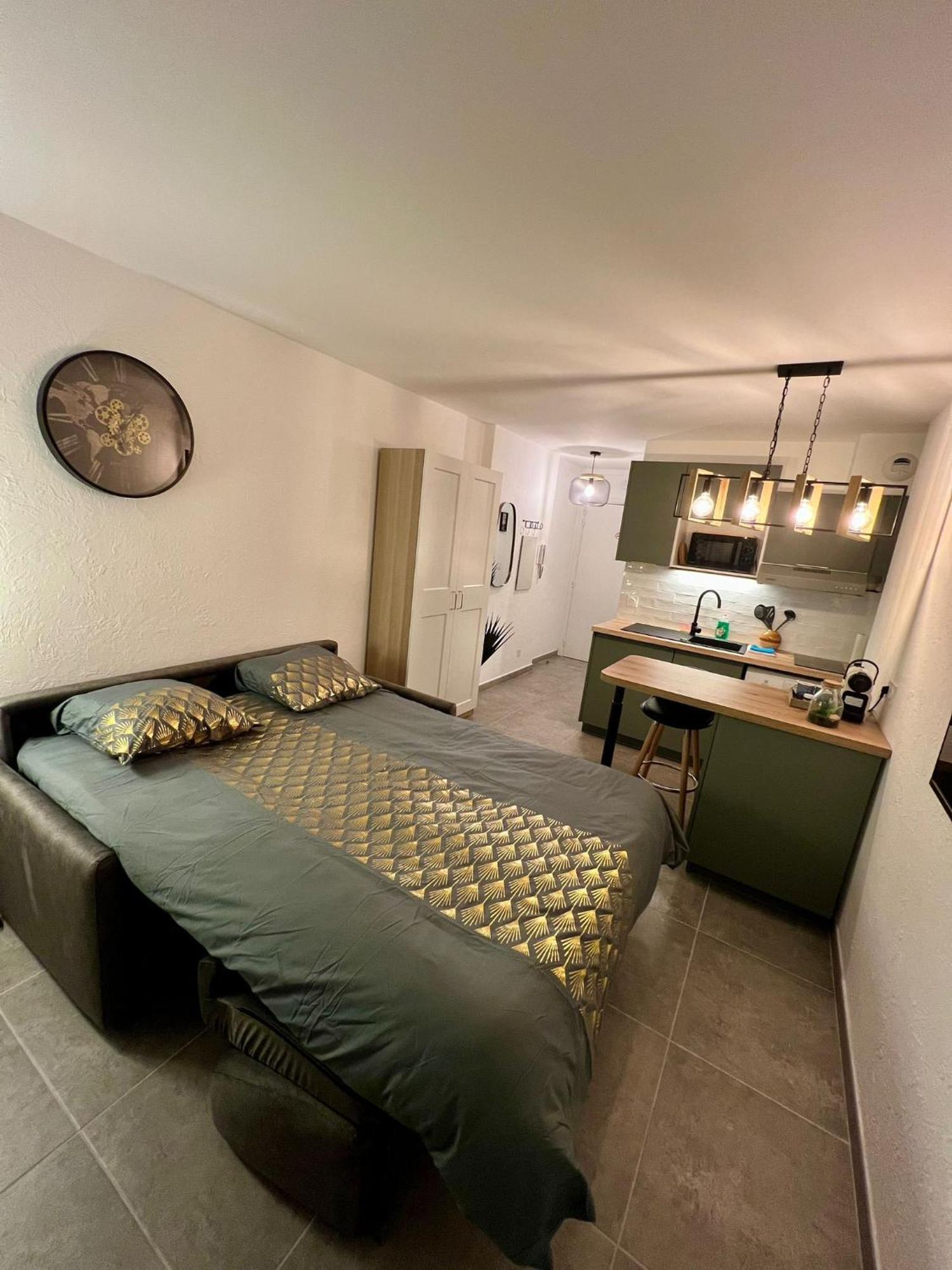 Studio Climatise, Cosy Et Calme Au Centre Ville Antibes Exteriér fotografie